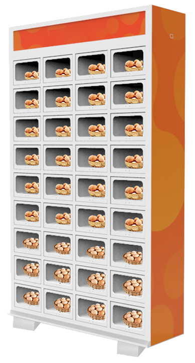 Fully Automatic Locker Snack and Drink Vending Machine with Touch Screen