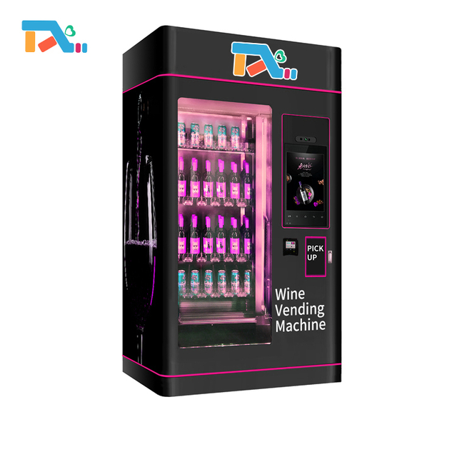 Commercial Smart Touch Screen Automatic Self-Service Beer Champagne Red Wine Drink Vending Machine