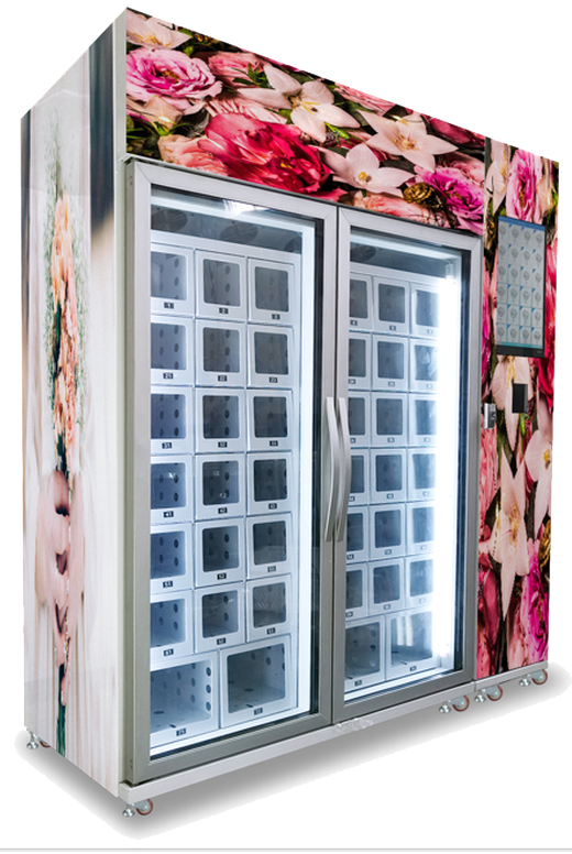  Self-service Touch Screen Vending Machine for Flower