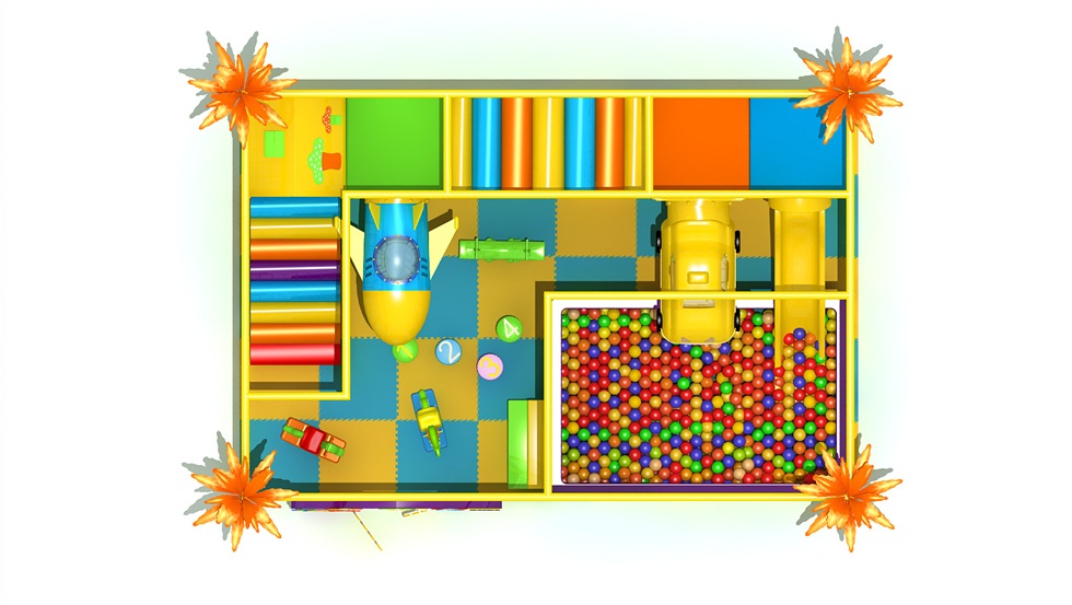 Indoor Playground Naughty Castle for Children