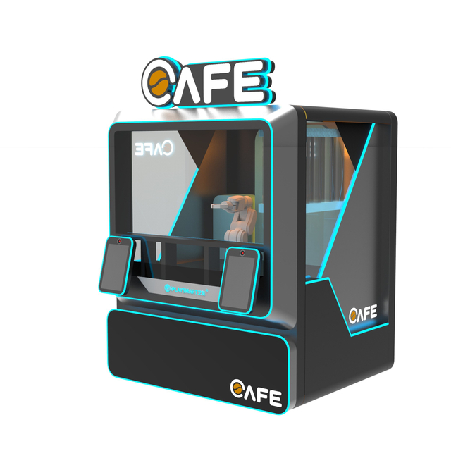 Robotic Arm Grinding Coffee Vending Machine