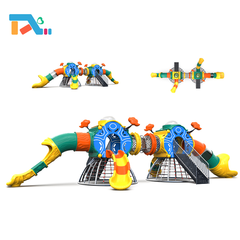 Outdoor Playground Kids-Center Plastic Slide for Children