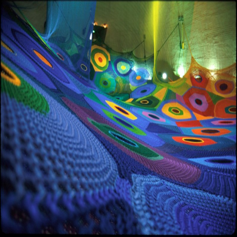 Rainbow Climbing Nets for Outdoor Playground Equipment