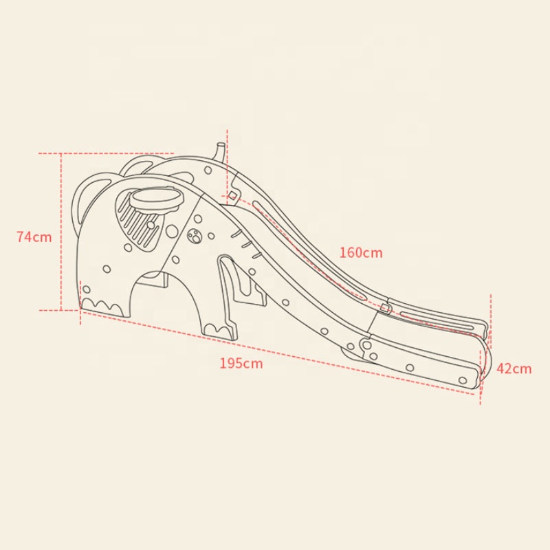 Colorful Fun Preschool Indoor Children Slide