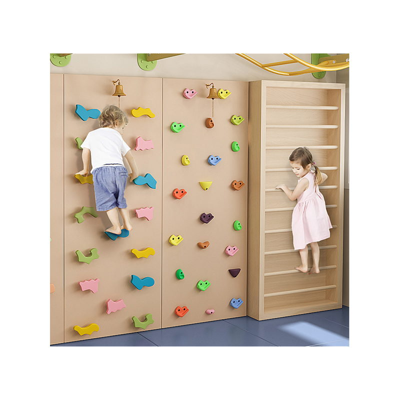 Colorful Sports Kindergarten Climbing Wall