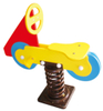 Children Playing Outdoor Spring Rider Playground Rocking Horse