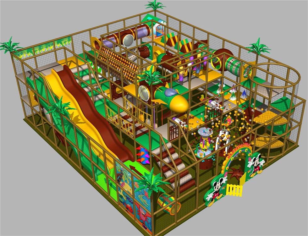 Amusement Naughty Bouncy Castle Indoor Playground