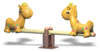  Outdoor playground equipment manufacturer children plastic playground seesaw