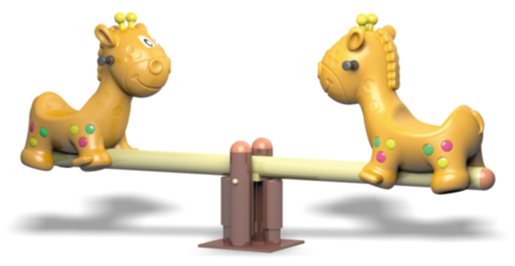  Outdoor playground equipment manufacturer children plastic playground seesaw