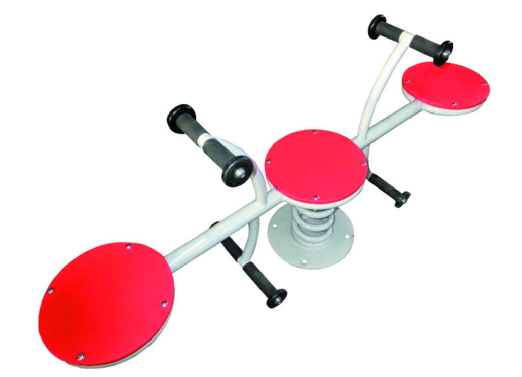 High quality kids playground equipment cute animal baby plastic rocker outdoor children small seesaw 