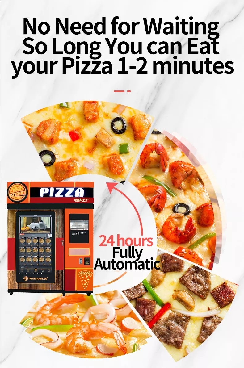 New Design OEM Fried Chicken Vending Machine Instant Food Pizza Machine