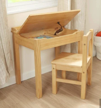 Child Wooden Furniture Sets Activity Desk Kids Study Children Table and Chair