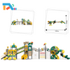 Plastic Slide Set Outdoor Playground for Children