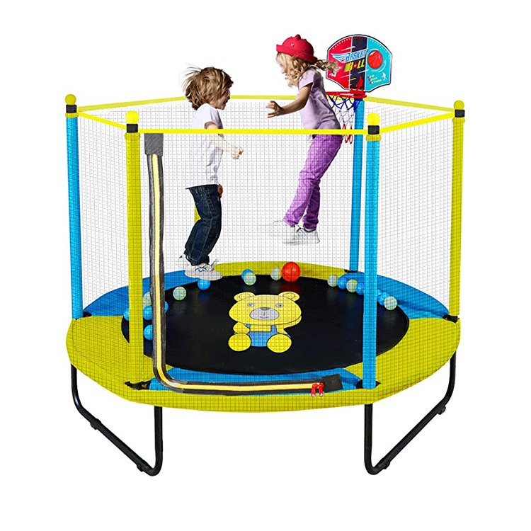 Trampoline with Safety Net, Bungee Children Trampoline