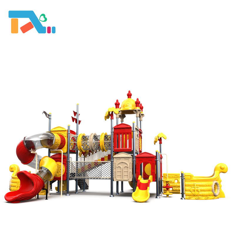 Popular Theme Pirate Ship Series Outdoor Playground Slide Pirate Ship Slide