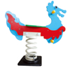 Children Playing Outdoor Spring Rider Playground Rocking Horse