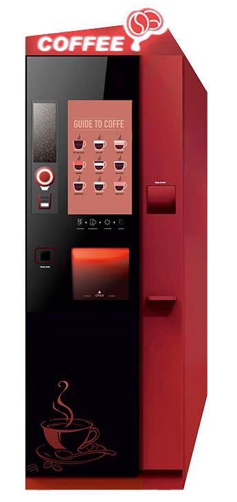 Ground Bean to Cup Tea Coffee Vending Machine
