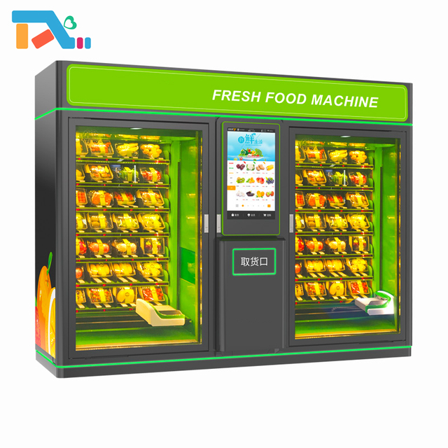 Healthy Fresh Salad Fruit Food Vending Machine Boxed Coffee Vending Machines for Sale