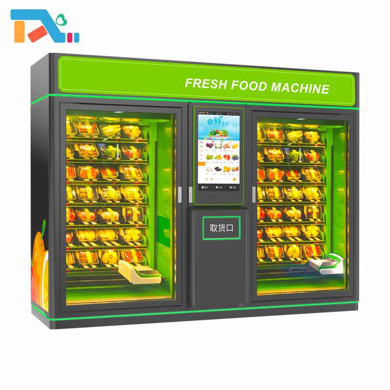 Healthy Fresh Salad Fruit Food Vending Machine Boxed Coffee Vending Machines for Sale