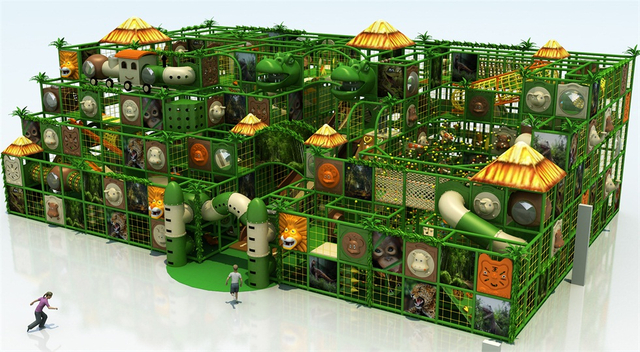 Children Indoor Playground Naughty Castle for Sale