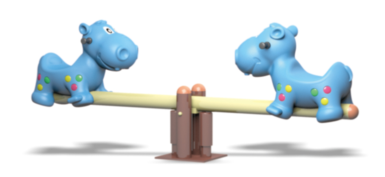  Outdoor playground equipment manufacturer children plastic playground seesaw