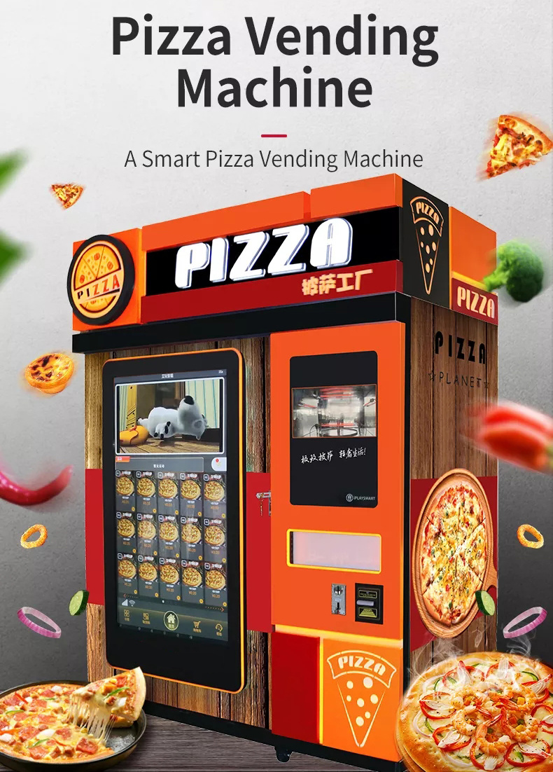 New Design OEM Fried Chicken Vending Machine Instant Food Pizza Machine