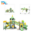 Outdoor Combined Plastic Slide Set Equipment for Children 