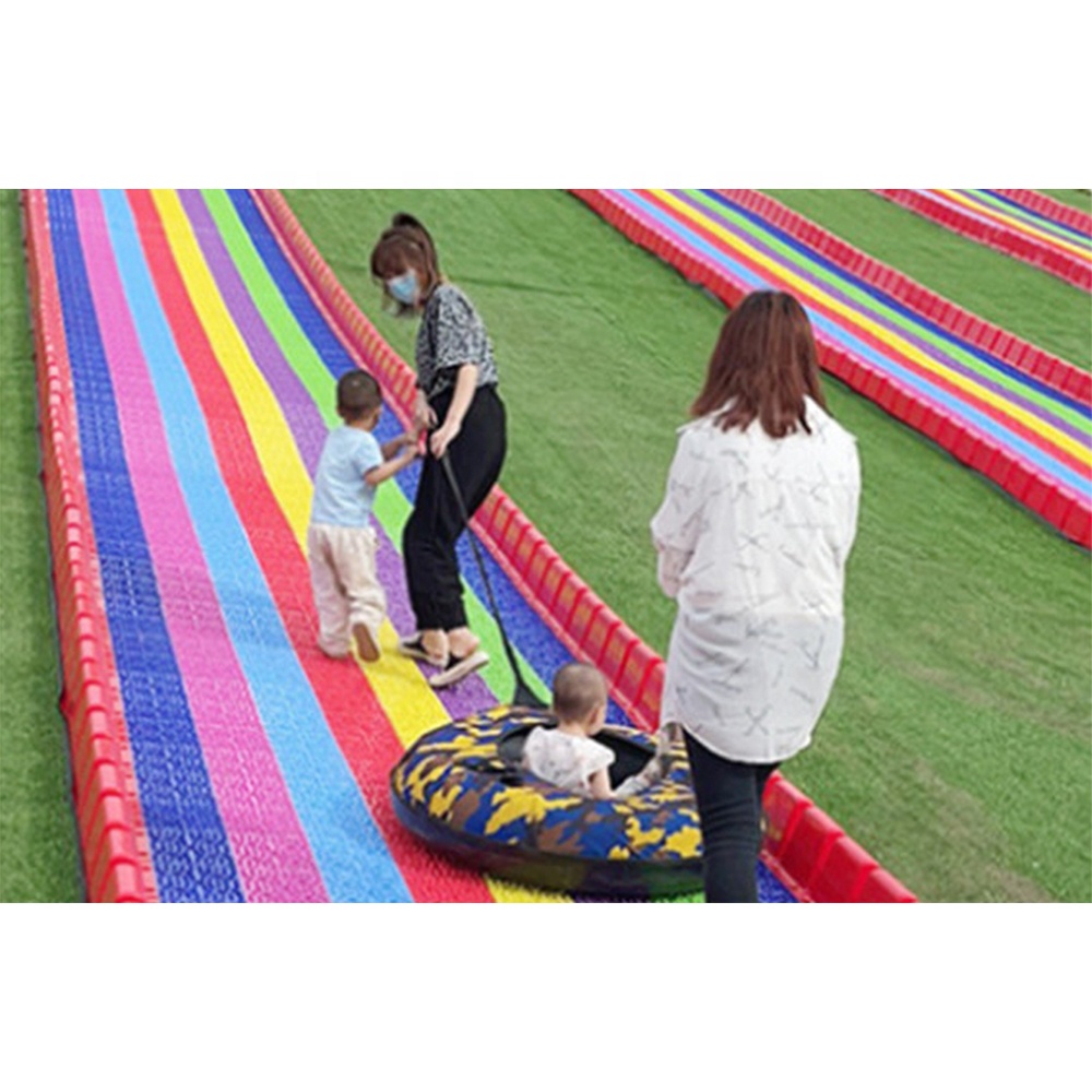 Commercial Rainbow Slide Outdoor Playground Equipment