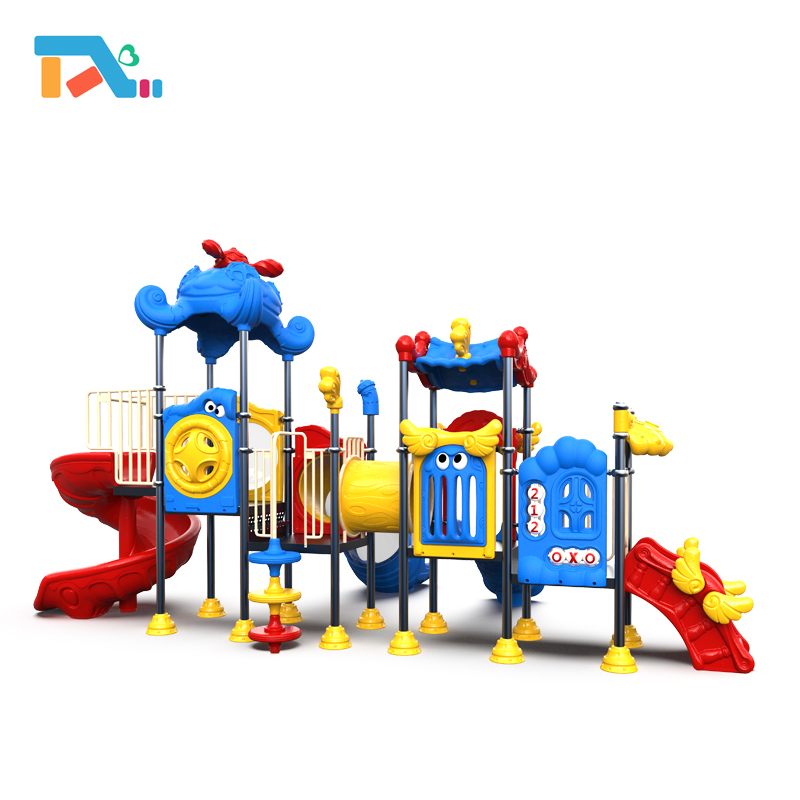 Magic House Series Fashion Design Plastic Outdoor Playground Set for Kids
