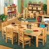 Kindergarten Kids Wooden Table and Chair Set Children Furniture