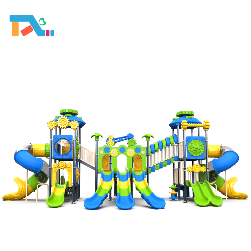 Plastic Slide Outdoor Amusement Park Equipment for Children
