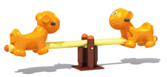 Kids Ride on Plastic Play Seesaw for Kids Double Color Deer Rocking Horse Animal Toy