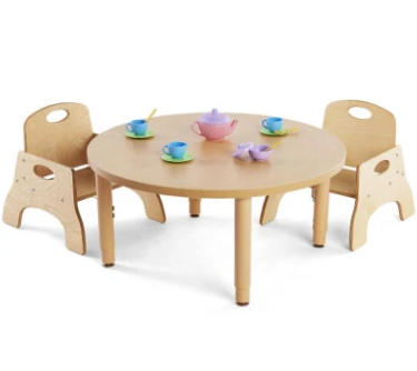 Preschool Table Wooden Kids Children Study Table And Chair Set Kids Furniture