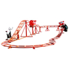 Amusement Park Manpower Roller Coaster Ride Attraction Good Quality Theme Park Rides Bicycle Power Roller Coaster Ride for Sale