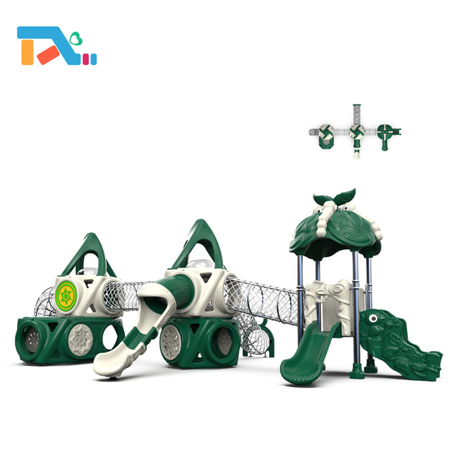 Hot Sale Outdoor Playground Equipment with Plastic Slide for Kids