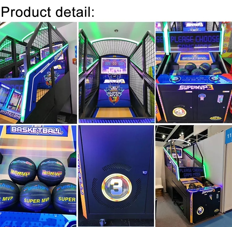 Electronic Basketball Shooting Game Machine Equipment