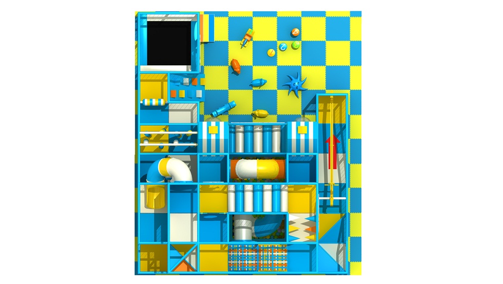 New Design Amusement Park Equipment Children Naughty Castle