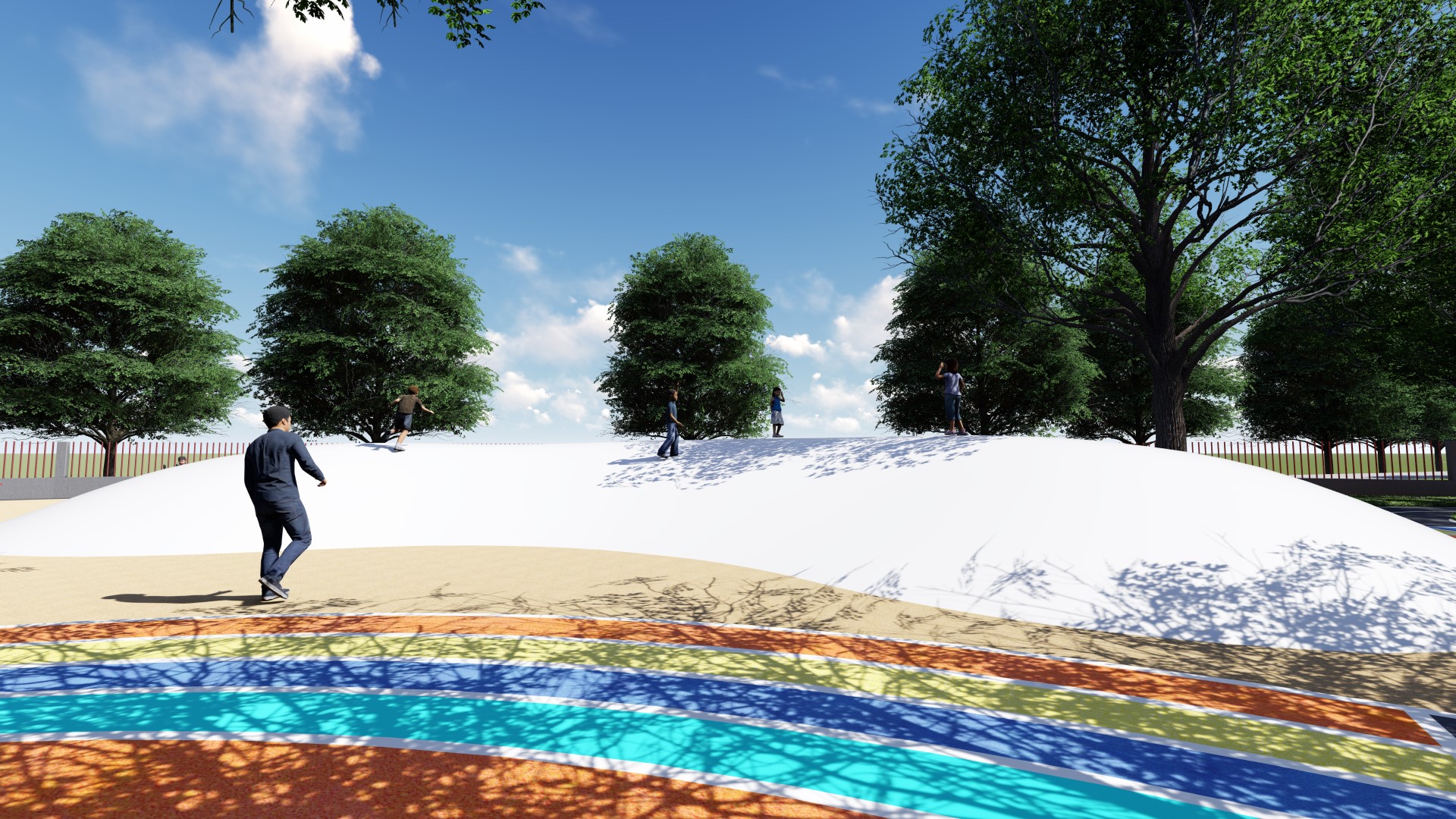 New Outdoor Inflatable Jumping Pillow Jumping Cloud for Sale