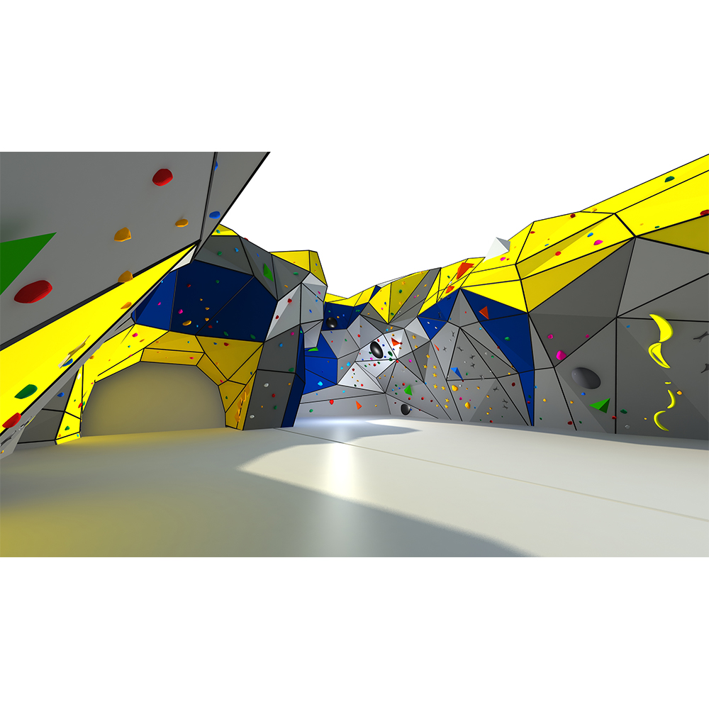 Colorful Durable Commercial Climbing Wall