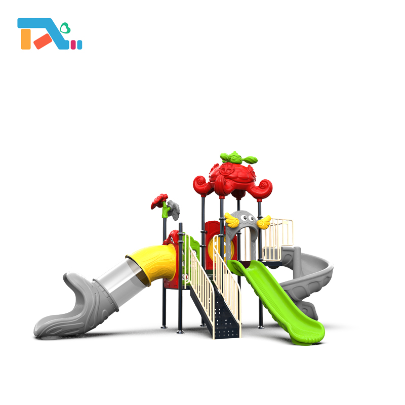 Hot sale Magic House Series Outdoor Playground Equipment Plastic Slide for Children