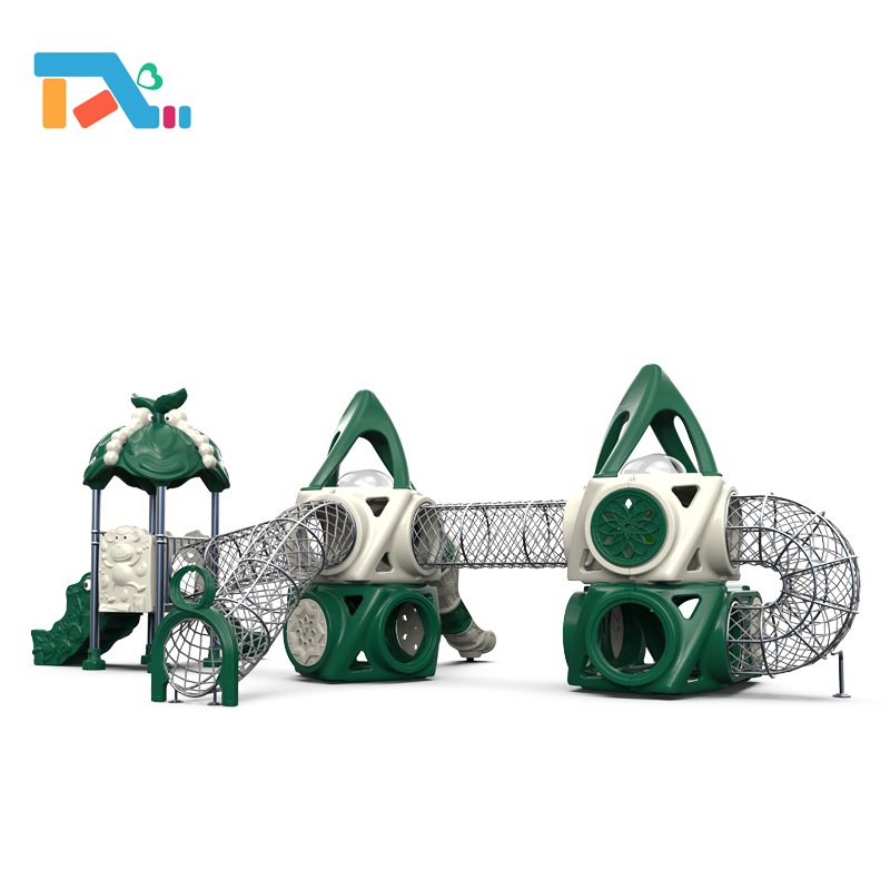 Hot Sale Outdoor Playground Equipment with Plastic Slide for Kids