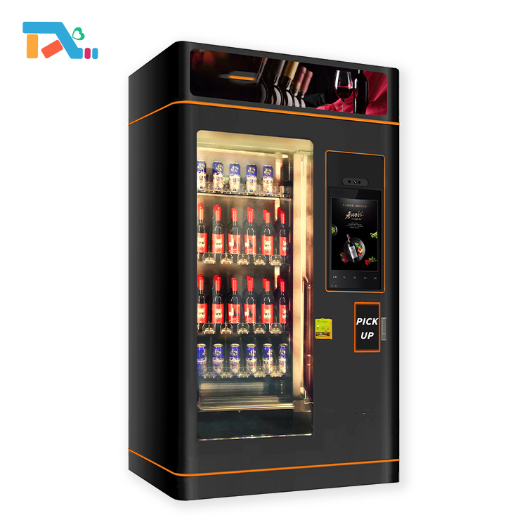 Commercial Smart Touch Screen Automatic Self-Service Beer Champagne Red Wine Drink Vending Machine