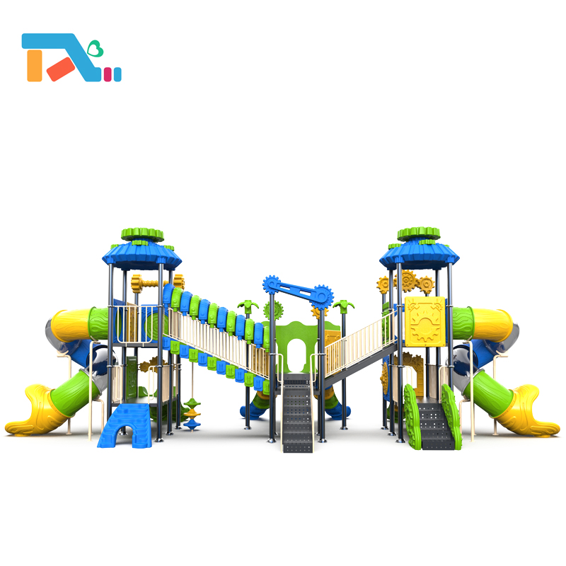 Plastic Slide Outdoor Amusement Park Equipment for Children