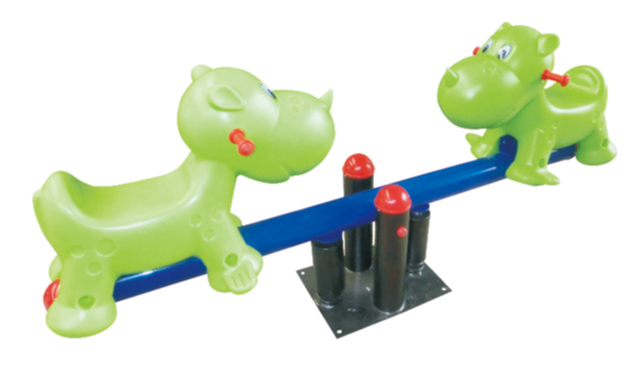 Kindergarten children playground plastic seesaw outdoor lovely shape kids seesaw play equipment toy seesaw