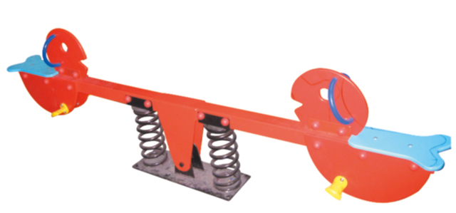 New Style Playground Seesaw Two Seat Simple Plastic Seesaw
