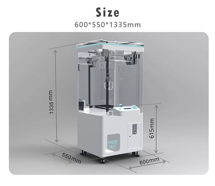 Arcade LED Candy Crane Toy Claw Machine