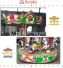 Amusement Park Creative Design Electric Animal Carousel for Indoor Playground 