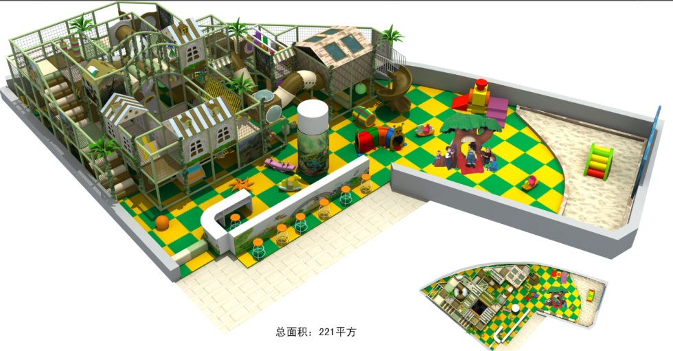 Manufacturer Customized Naughty Castle Children Amusement Equipment