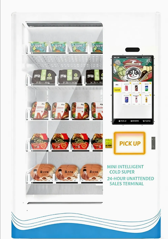 Customization Automatic Indoor Touch Screen Drink and Snack Vending Machine