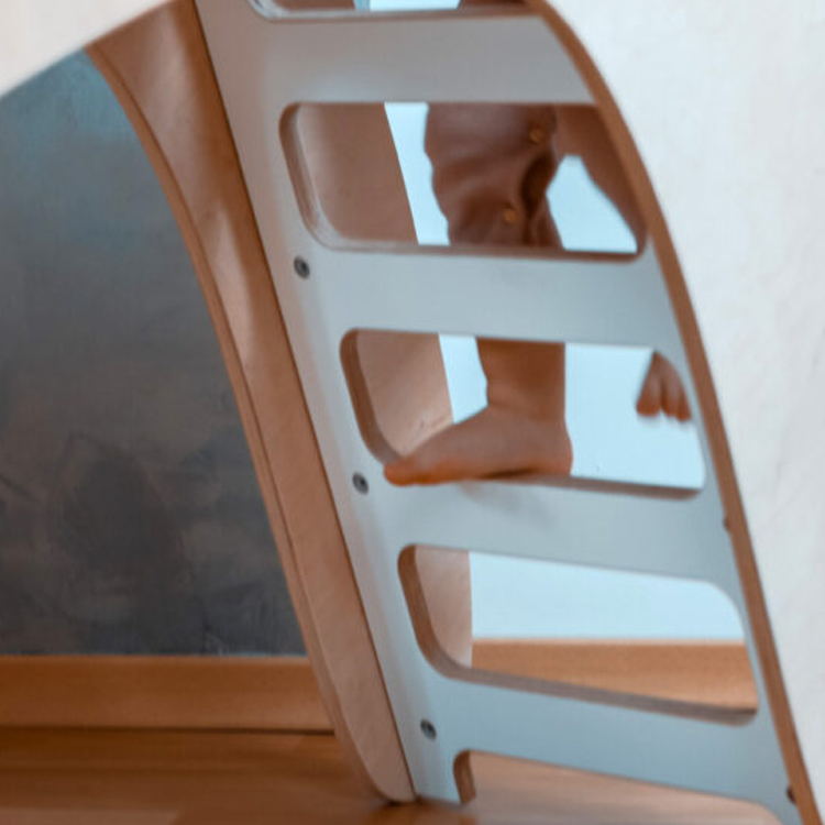 Foldable Metalstyle Preschool Indoor Children Slide